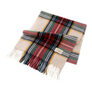 Red Plaid Women Cashmere Scarf Korean Style Fashion Scarf For Women Winter Warmer Hijab Scarves Large Pashmina Shawls Long Wraps