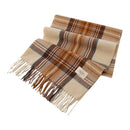 Red Plaid Women Cashmere Scarf Korean Style Fashion Scarf For Women Winter Warmer Hijab Scarves Large Pashmina Shawls Long Wraps