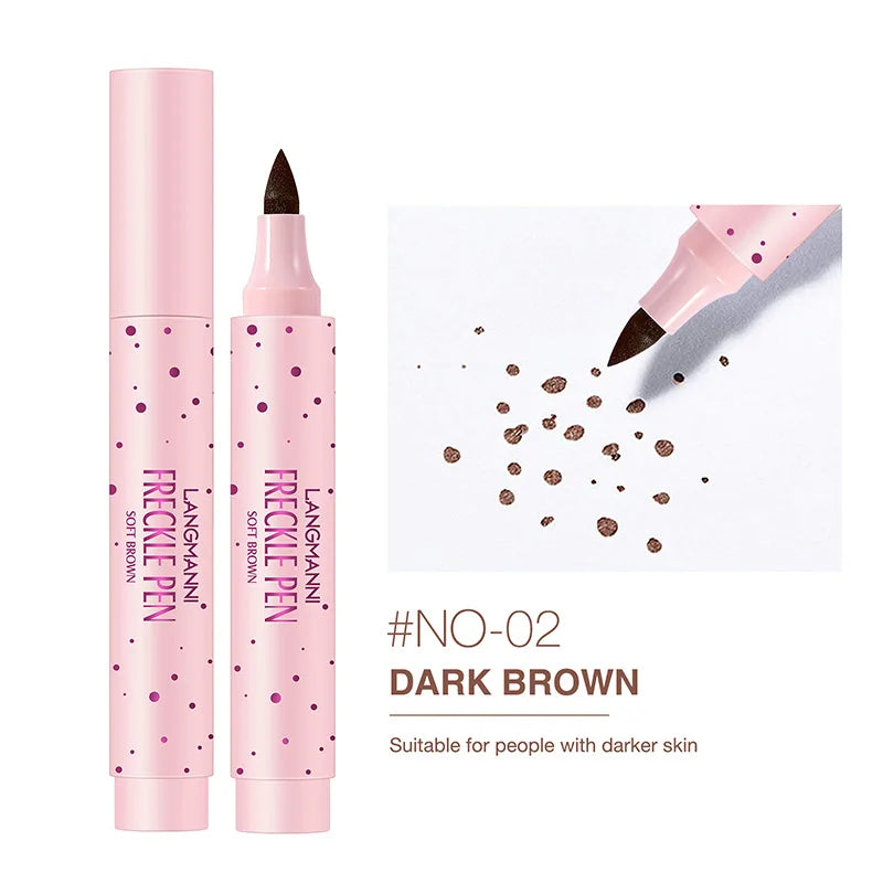 Natural simulation freckle pen color color waterproof easy color freckle dot pen