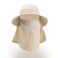 Outdoor Neck Protection Sun Cap Quick Drying Sunshade Hat Fishing Cycling Climbing Men Removable Face Shield Safari Hat Women