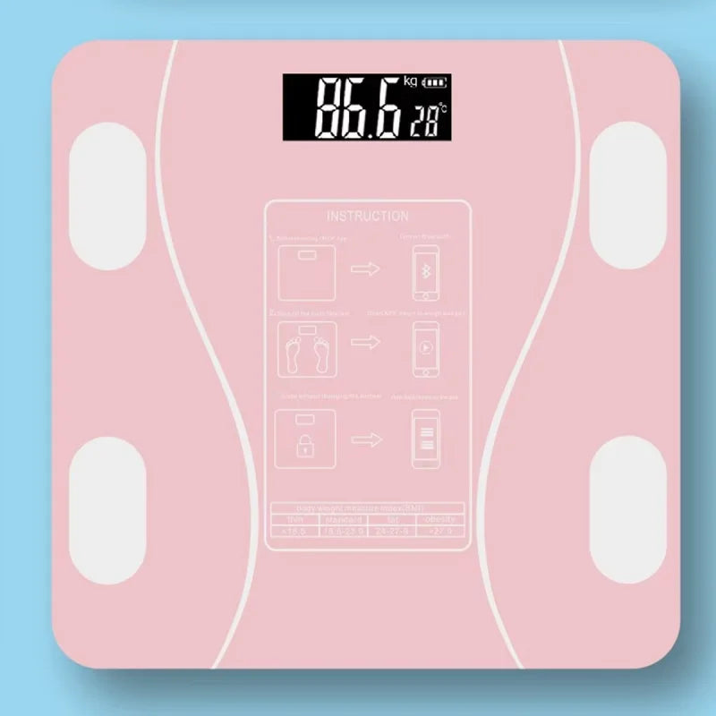 Household precision electronic weighing scale Smart Bluetooth body fat scale Women's healthy weight loss human body scale