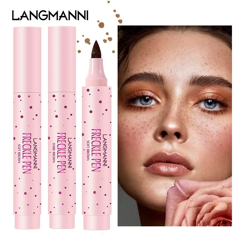 Natural simulation freckle pen color color waterproof easy color freckle dot pen