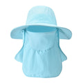 Outdoor Neck Protection Sun Cap Quick Drying Sunshade Hat Fishing Cycling Climbing Men Removable Face Shield Safari Hat Women
